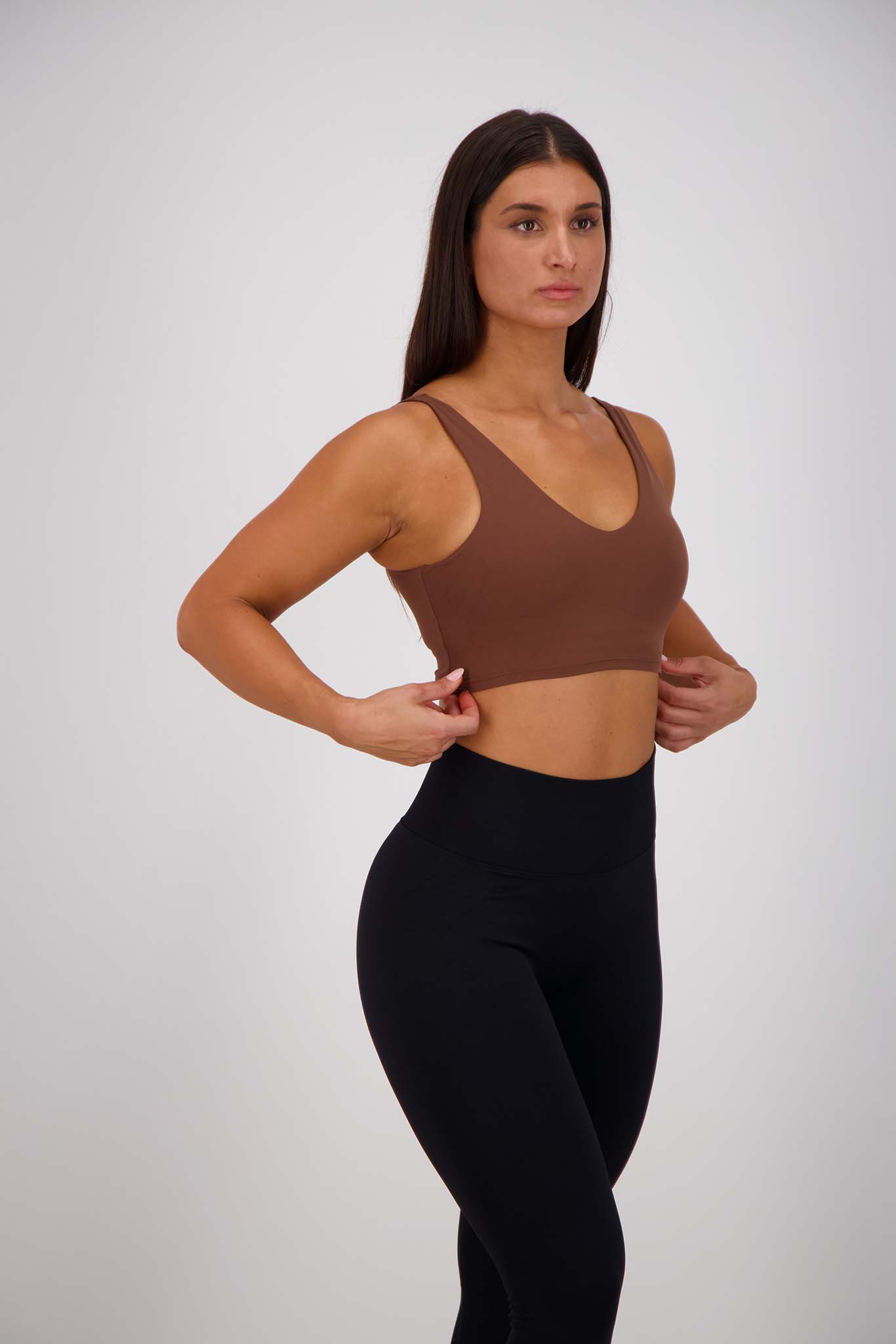 "GAIA" Crop - Chocolate